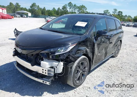 2025 Toyota Sienna Xse z USA, uszkodzony, nr VIN 5TDCRKEC8SS263967